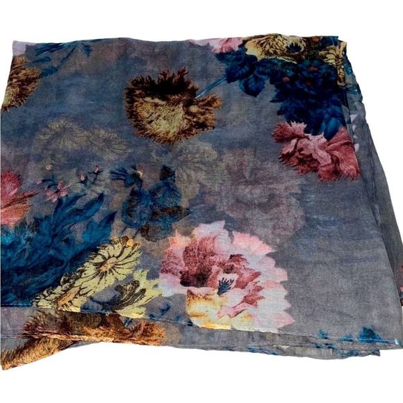 Caracol Flower Power oversized Scarf - Picture 6 of 9